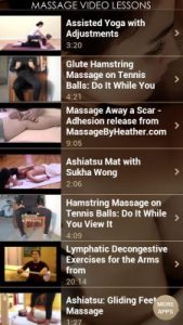 Massage app