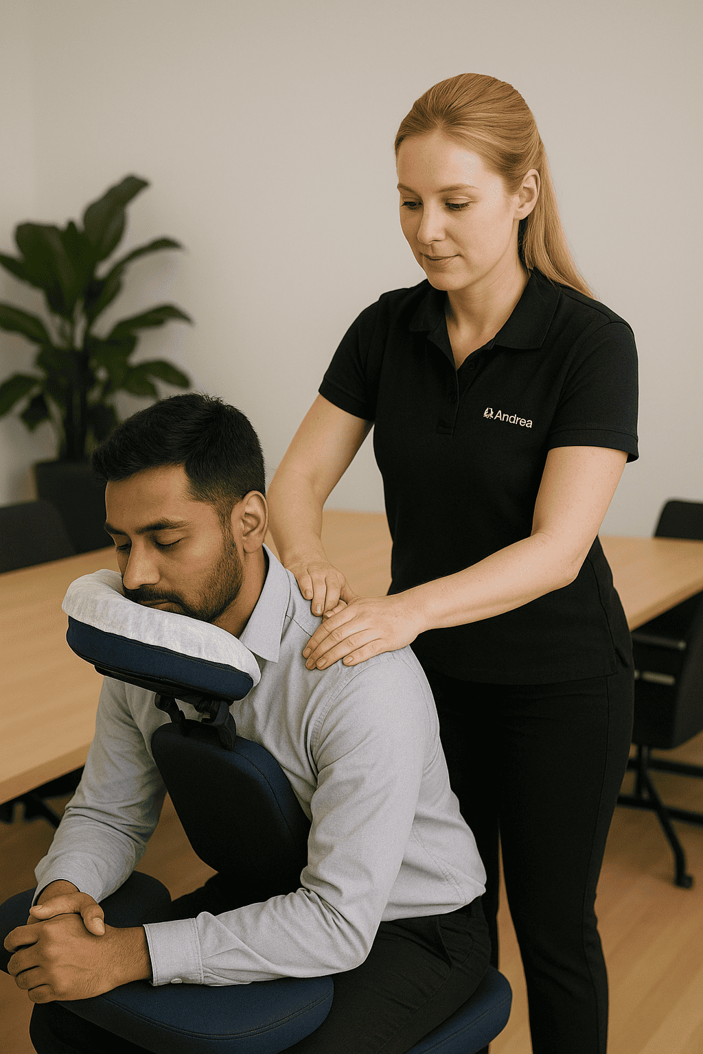 Office Massage am Arbeitsplatz 01