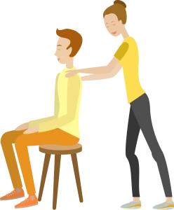 massage mobile flatdesign