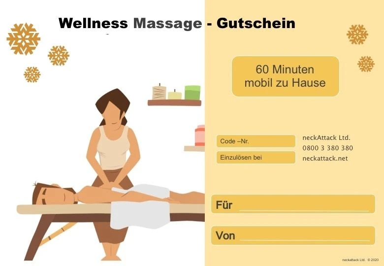 Massage Gutschein 2021
