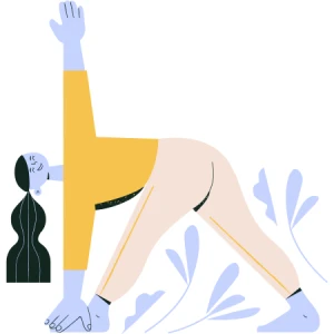 Gesundheitstag flatdesign klein gelb